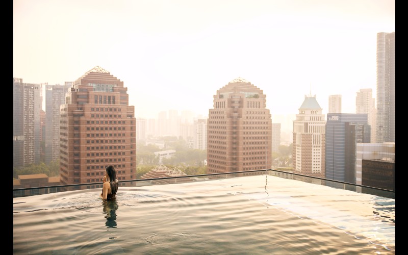 MM 23 Rooftop Pool Sunset