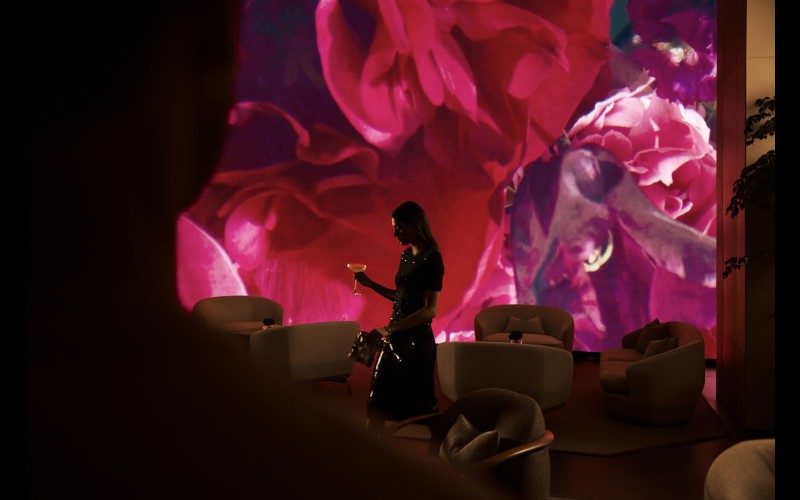 MM 24 Lobby Thomas Hilland Digital Art Wall with Model